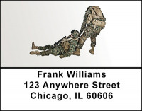 Military Medical Address Labels | LBBAK-09