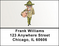 Yes Drill Sargent Address Labels | LBBAK-11