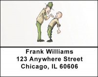 Yes Drill Sargent Address Labels | LBBAK-11