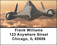 Stealth Airplanes Address Labels | LBBAK-14