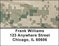 Military Camouflage Address Labels | LBBAK-15