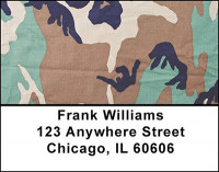 Military Camouflage Address Labels | LBBAK-15
