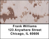 Military Camouflage Address Labels | LBBAK-15