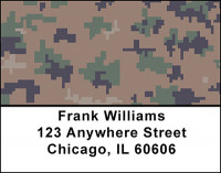 Military Camouflage Address Labels | LBBAK-15