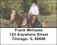 Cowgirl's Address Labels | LBBAK-28