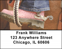 Cowgirl's Address Labels | LBBAK-28