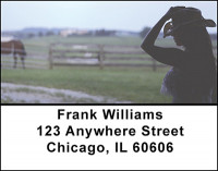 Cowgirl's Address Labels | LBBAK-28