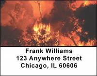 Forest Fires Address Labels | LBBAK-29