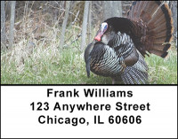 Wild Turkey's Address Labels | LBBAK-32