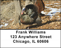 Wild Turkey's Address Labels | LBBAK-32