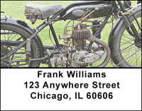 Vintage Motorcycles Address Labels | LBBAK-34