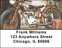 Vintage Motorcycles Address Labels | LBBAK-34