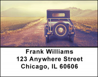 Vintage Autos Address Labels | LBBAK-35