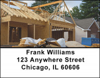 Home Construction Address Labels | LBBAK-41