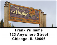 Alaskan Fly In Fishing Trips Address Labels | LBBAK-43