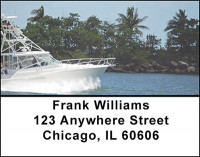 Sport Fishing The Gulf Address Labels | LBBAK-44