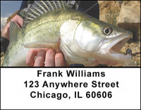 Freshwater Pike Fishing Address Labels | LBBAK-45