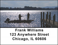 Hooked On Bass Fishing Address Labels | LBBAK-46