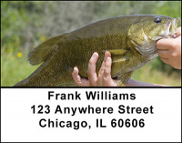 Hooked On Bass Fishing Address Labels | LBBAK-46