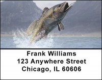 Hooked On Bass Fishing Address Labels | LBBAK-46