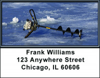 Ice Fishing Address Labels | LBBAK-47