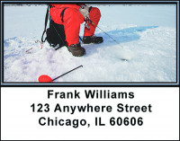 Ice Fishing Address Labels | LBBAK-47