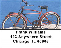 Retro Bikes Address Labels | LBBAK-55