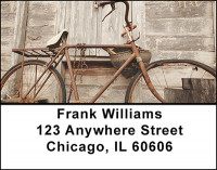 Retro Bikes Address Labels | LBBAK-55