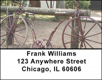 Retro Bikes Address Labels | LBBAK-55