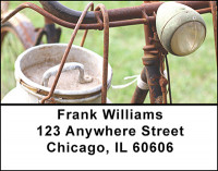 Retro Bikes Address Labels | LBBAK-55