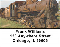Rusty Old Locomotives Address Labels | LBBAK-56