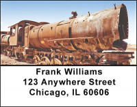 Rusty Old Locomotives Address Labels | LBBAK-56