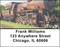 Rusty Old Locomotives Address Labels | LBBAK-56