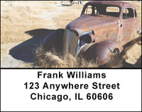 Rusty Rides Address Labels | LBBAK-57