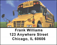 School Bus Address Labels | LBBAK-63