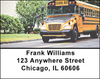 School Bus Address Labels | LBBAK-63