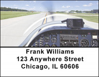 Airplane Pilot Address Labels | LBBAK-72