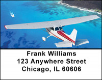 Airplane Pilot Address Labels | LBBAK-72