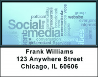 Social Media Address Labels | LBBAK-73