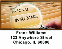 Insurance Protection Address Labels | LBBAK-74