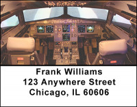 A Pilot's View Address Labels | LBBAK-77
