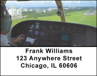 A Pilot's View Address Labels | LBBAK-77