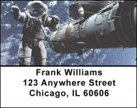 Space Astronauts Address Labels | LBBAK-79