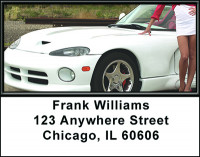 Sports Car Fun Address Labels | LBBAK-80
