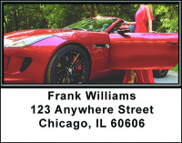 Sports Car Fun Address Labels | LBBAK-80