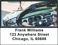 Sports Car Fun Address Labels | LBBAK-80