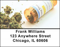 Marijuana in Medicine Address Labels | LBBAK-81