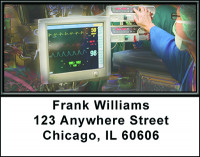 Medical Technology Address Labels | LBBAK-82