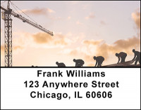Construction Site Address Labels | LBBAK-89