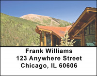 Log Homes Address Labels | LBBAK-90